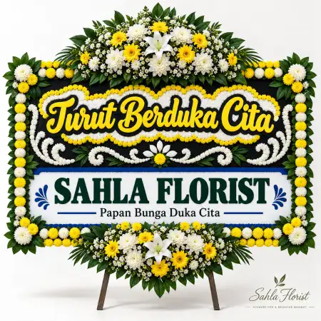 Papan Bunga Duka Ice Bsd